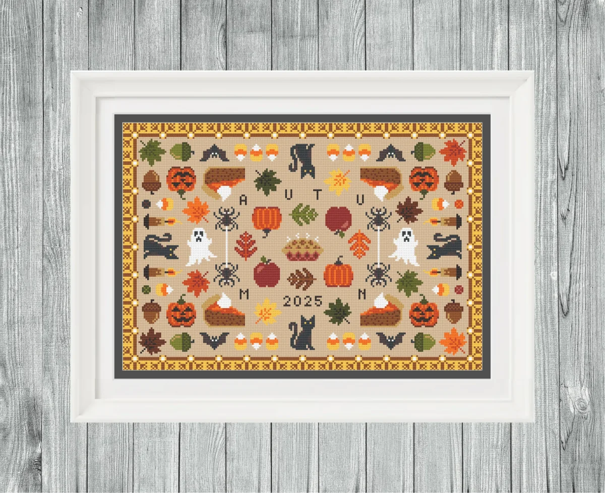 2025 Autumn Sampler | Digital Cross Stitch Pattern